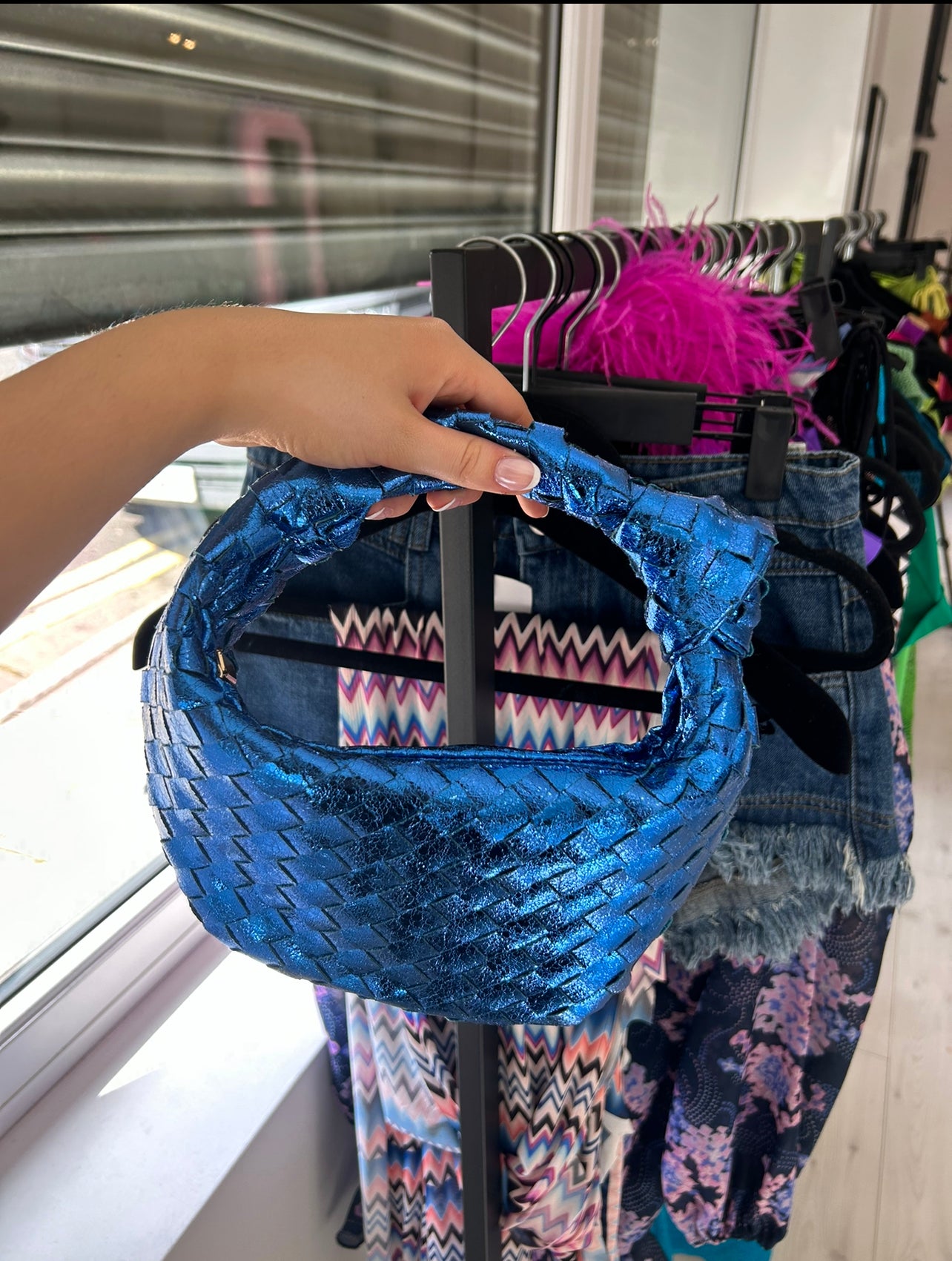 Indigo Knot Bag